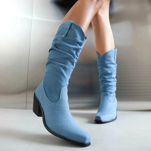 Denim cowboyboots